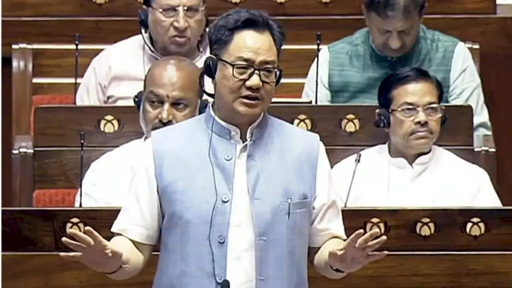 Rijiju says opposition 'running away' from Parliament debate