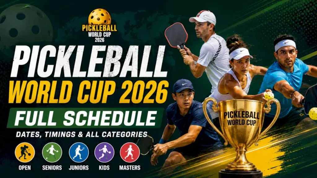 Pickleball World Cup 2026 schedule announced for Da Nang