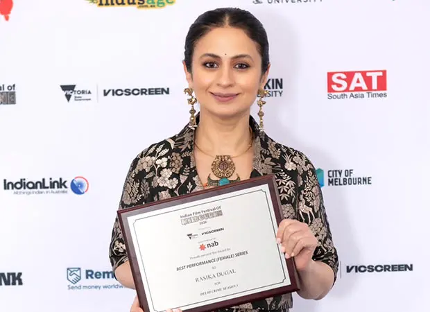 Rasika Dugal wins Best Actor at IFFM for Delhi Crime Season 3