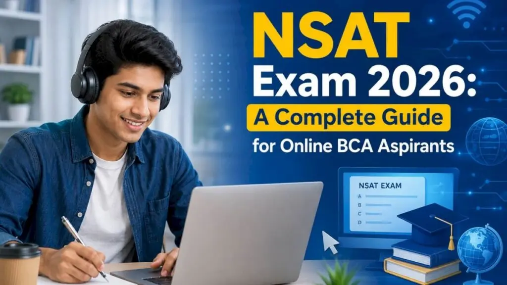 NSAT 2026: Scholarship test for online BCA aspirants