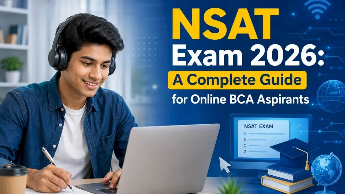 NSAT 2026: Scholarship test for online BCA aspirants