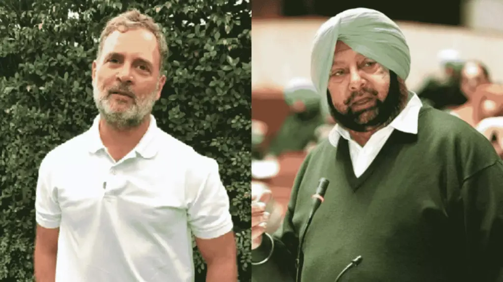 Rahul Gandhi names Amarinder Singh favourite BJP politician