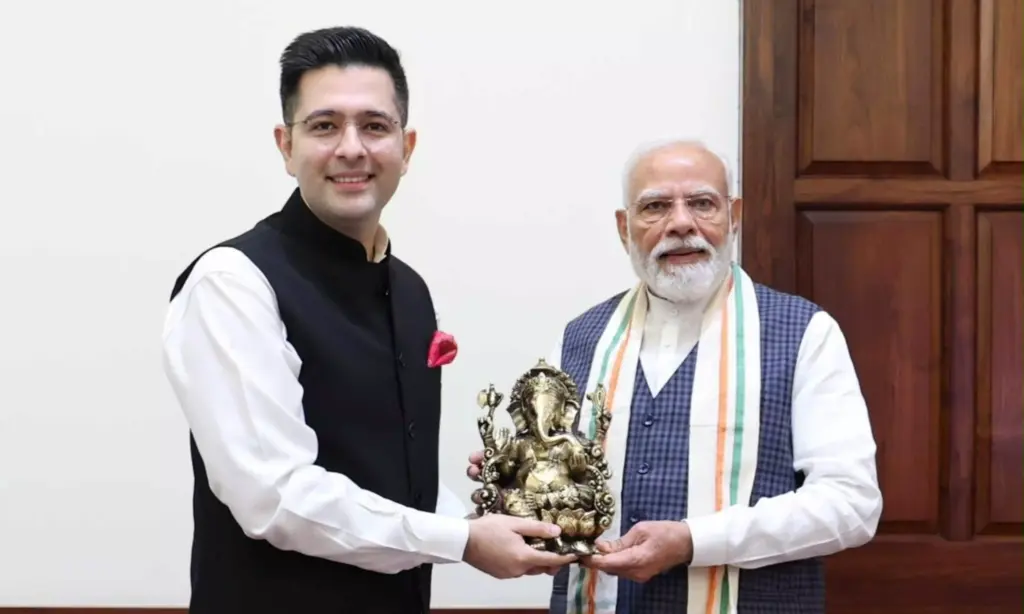 Raghav Chadha meets PM Modi, calls it enriching interaction