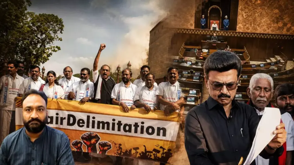 TNCC chief calls delimitation 'fraud'; DMK may back bill with riders