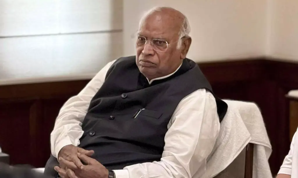 Kharge challenges Modi, Shah to debate student agitation in Parliament