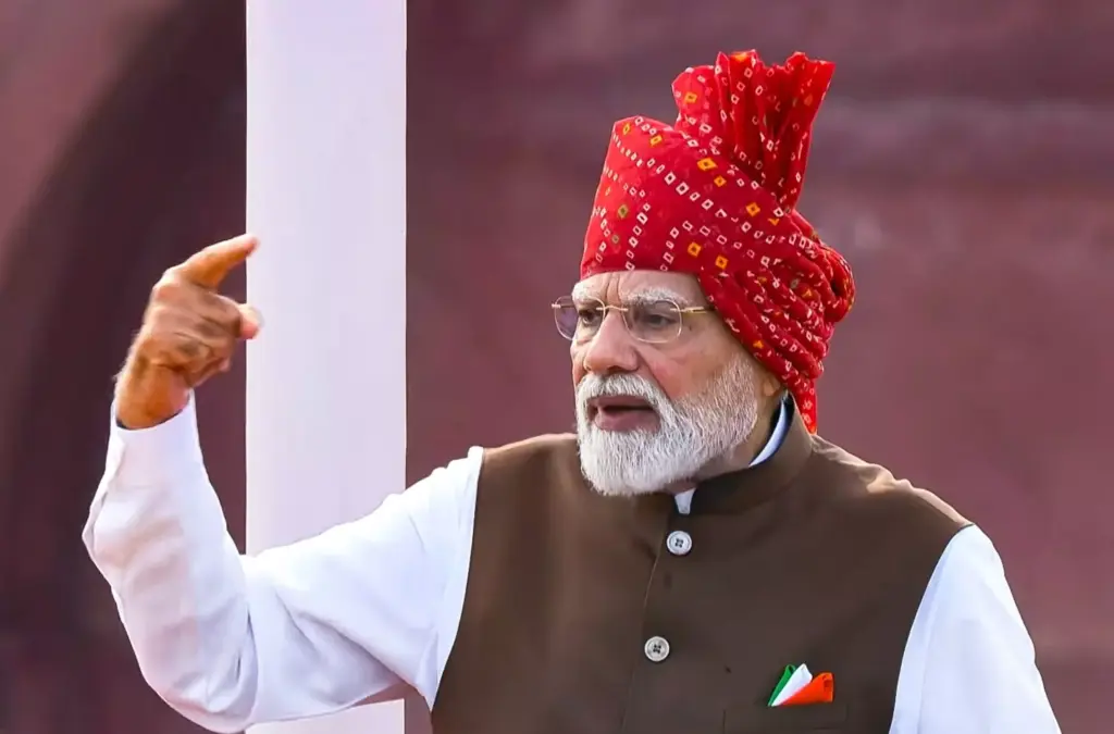 Modi’s 75-minute Independence Day speech shortest in four years