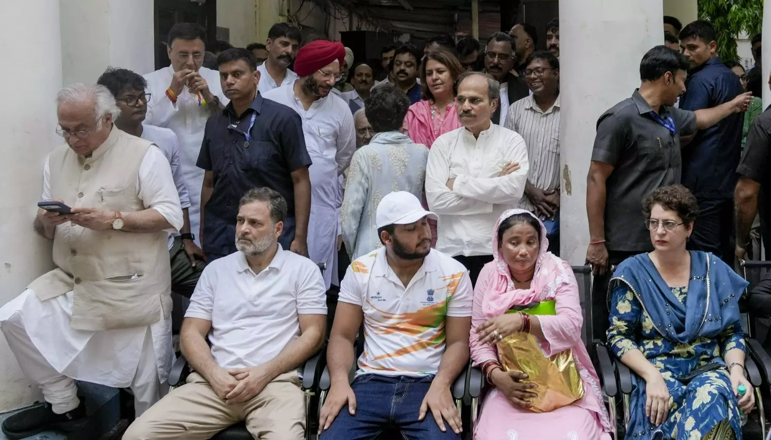 Delhi Police files FIR on pellet injury after Rahul Gandhi dharna