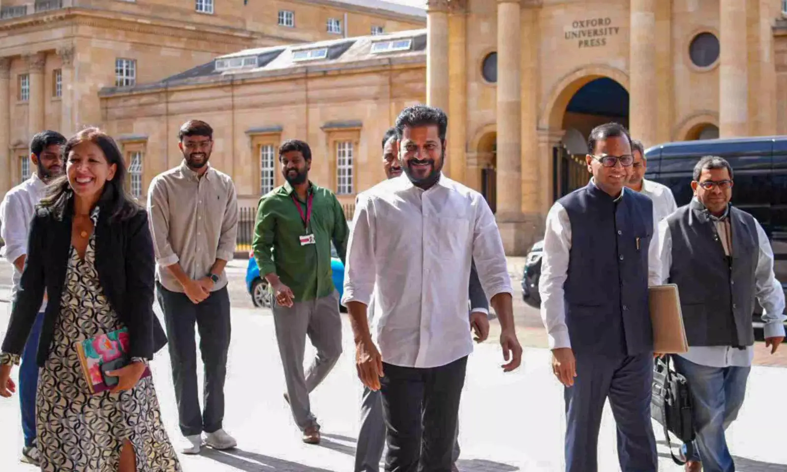 BRS, Congress attack Centre over denial of US visit nod to Revanth Reddy