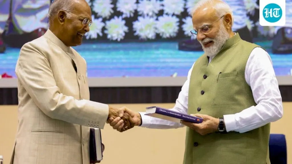 Modi recalls mother's loss at Kovind autobiography launch