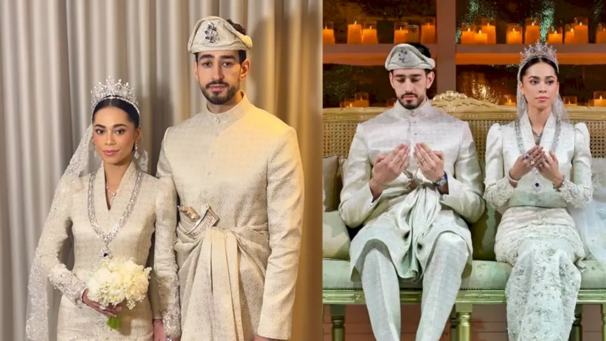 Malaysian princess marries British racing driver in Kuala Lumpur