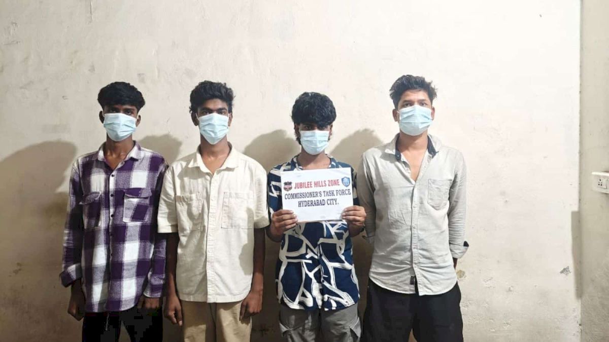 Four arrested in Hyderabad burglary case, jewellery worth Rs 12 lakh seized