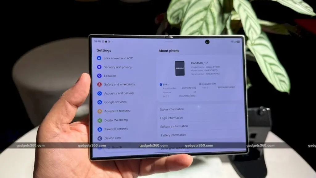 Galaxy Z Fold 8 survives bend test, inner screen burns fast