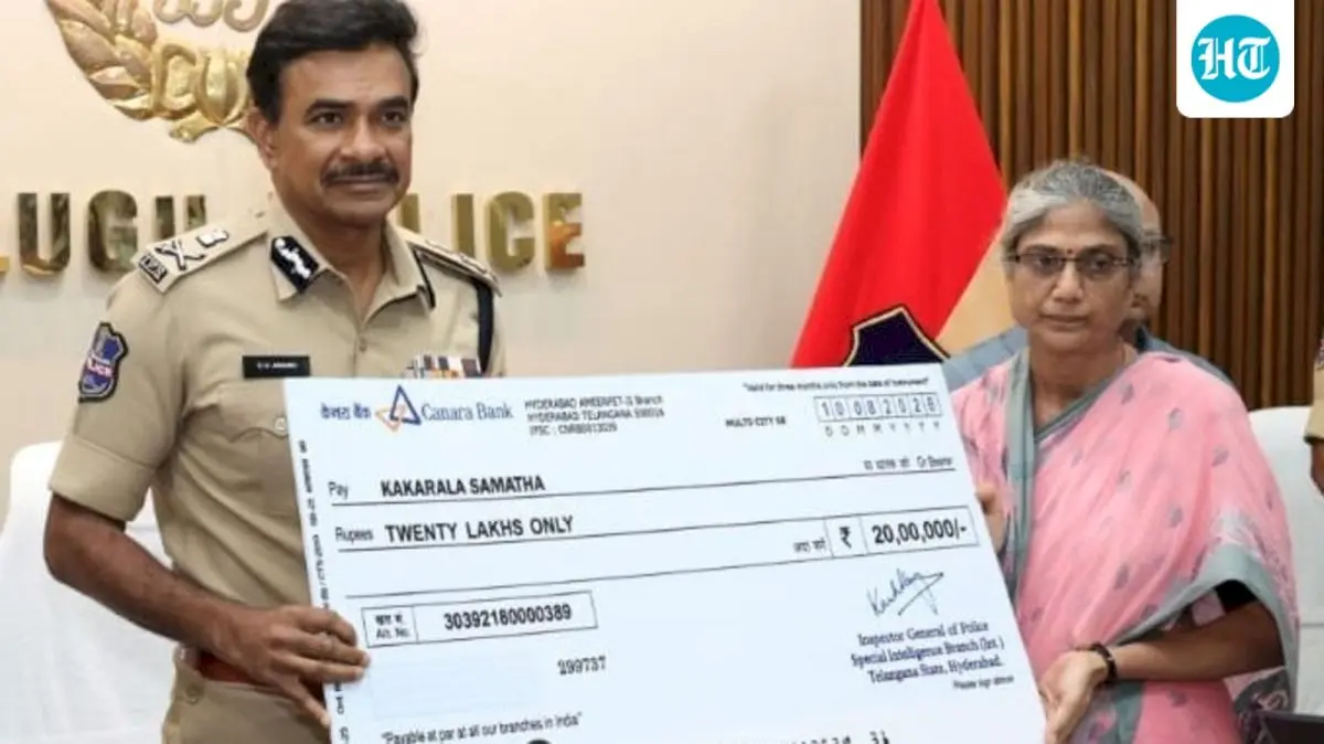 Senior Maoist with Rs 20 lakh bounty surrenders in Telangana