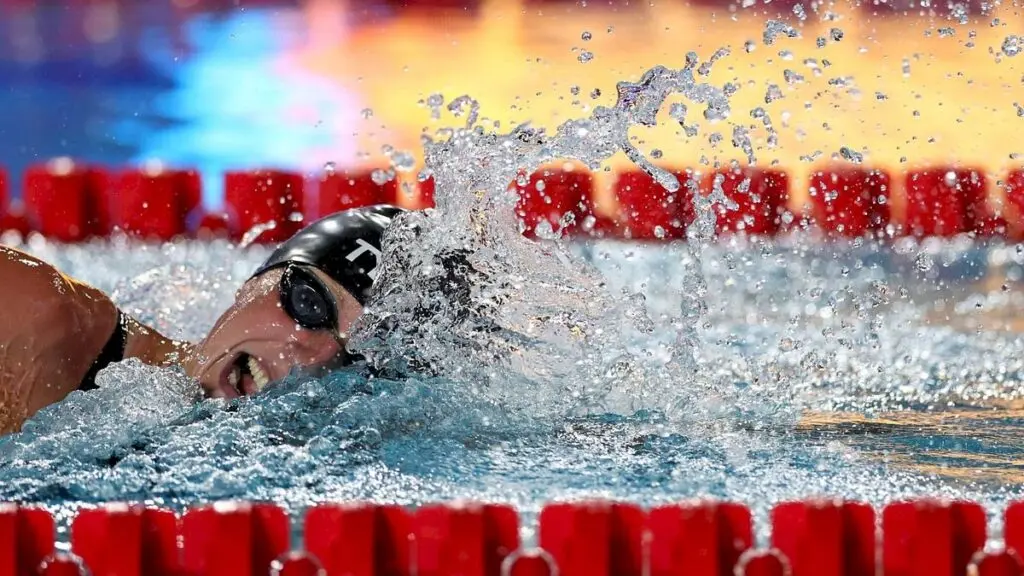Katie Ledecky wins first international medal on home soil at Pan Pacs