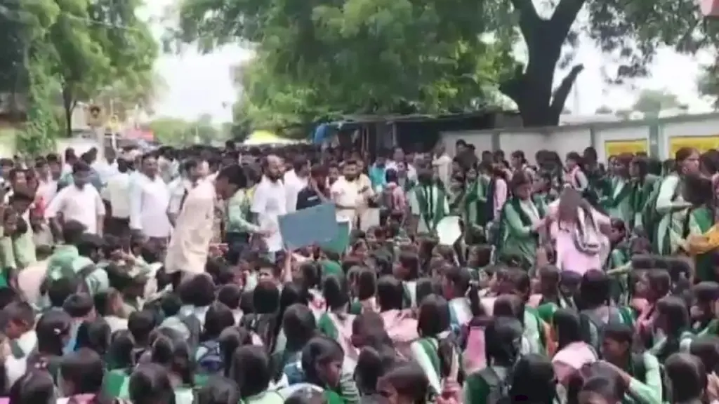 Gen Alpha students protest teacher transfer, block chief slaps boy