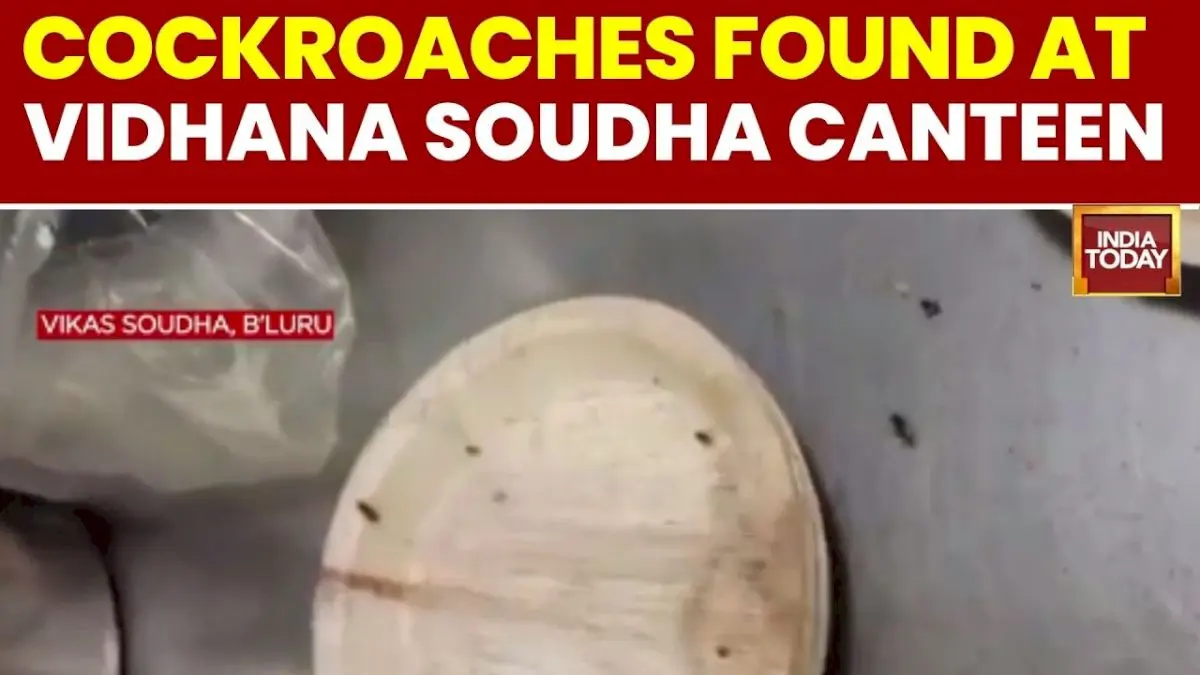 Cockroaches at Karnataka Vidhana Soudha canteen, expired food found