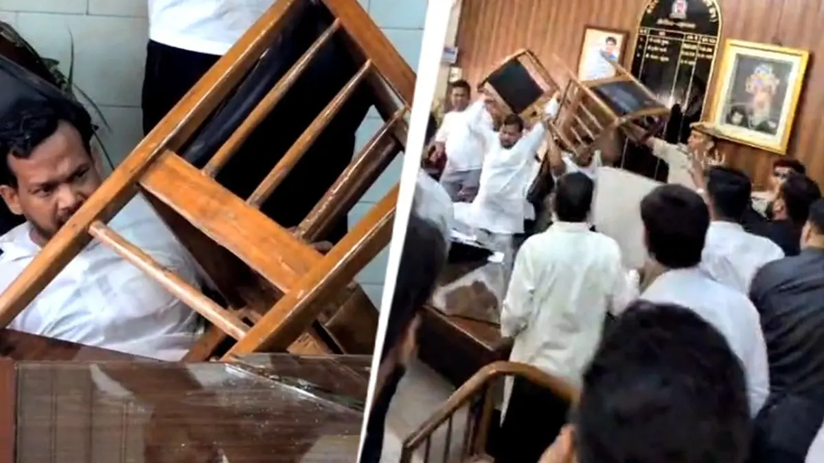 Congress councillor beaten with chairs in MCD office in Delhi