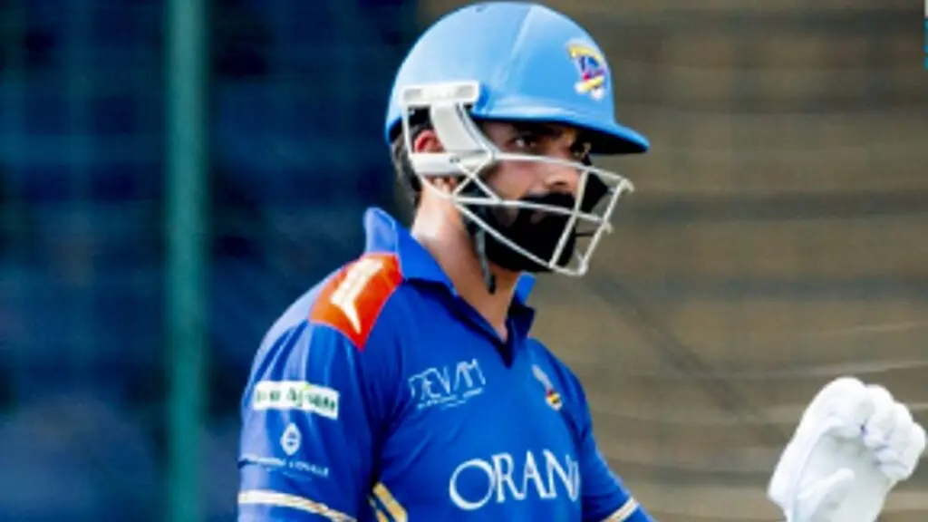 Pappu Yadav's son Sarthak Ranjan hits 6 sixes in DPL loss