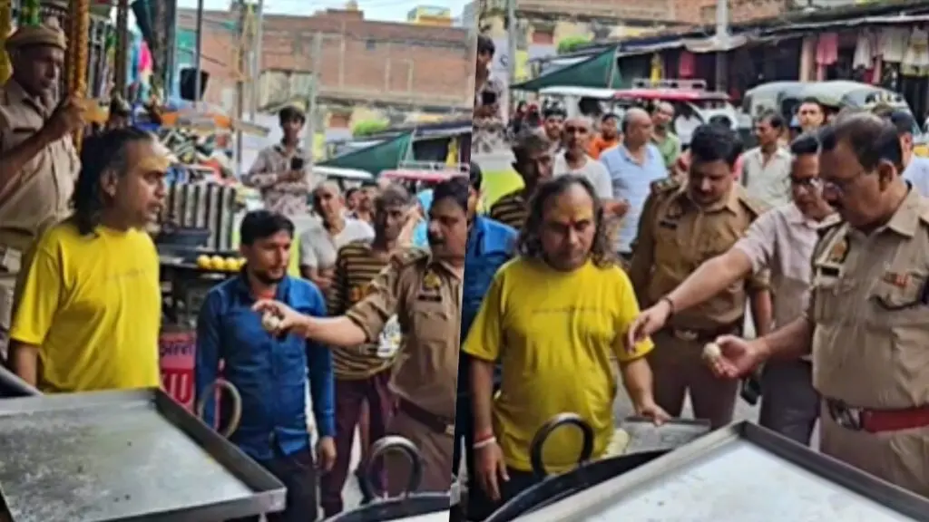 मिठाई बेचने वाले ने खुद की मिठाई खाने से किया इनकार, एसडीएम ने फिंकवाई
