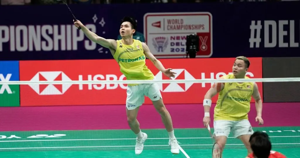 Malaysia beats China for men's doubles world title