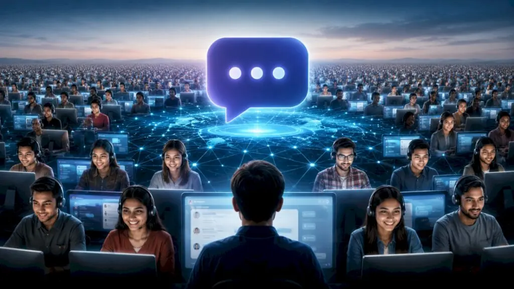ChatTJB replaces AI with 10,000 humans to answer queries
