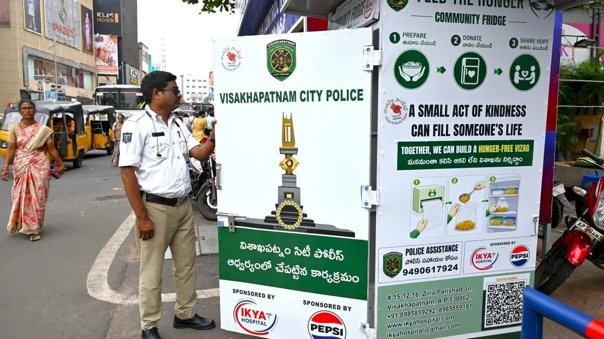 Visakhapatnam police set up community fridges for surplus food