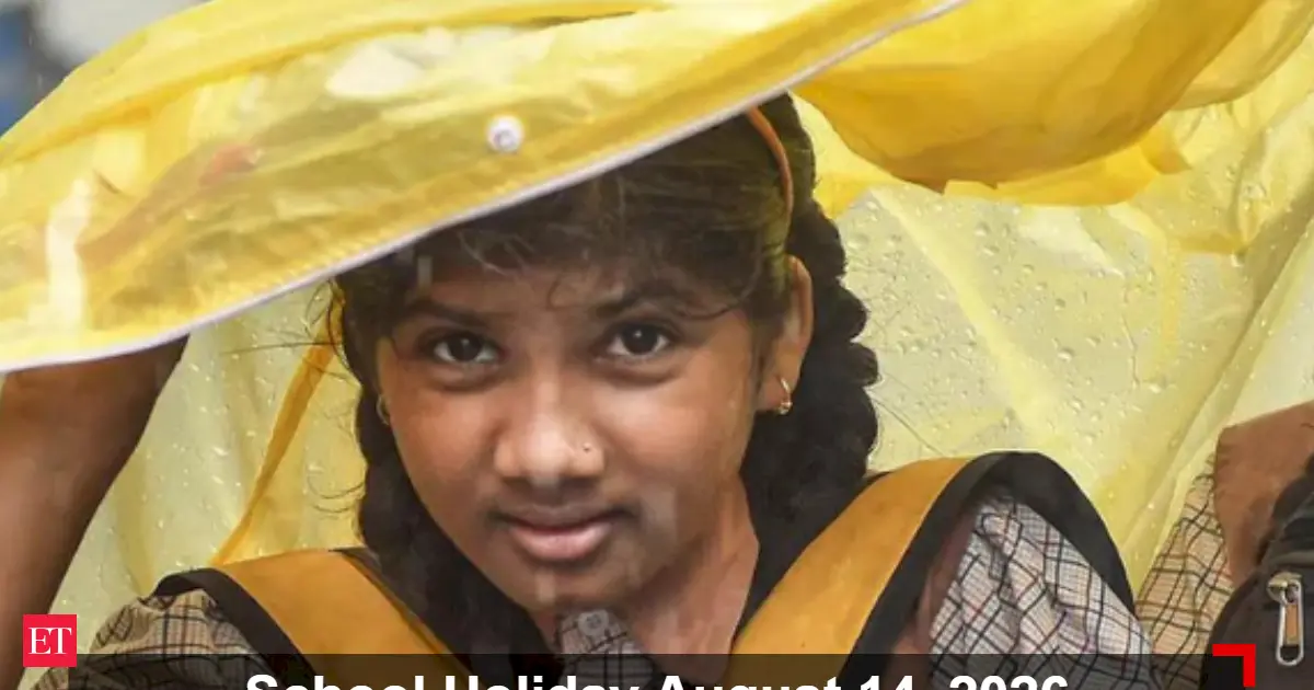 No blanket school holiday on August 14 despite rain