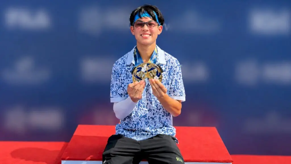 14-year-old World No 1 Rex Thais rules Asian pickleball with two more golds