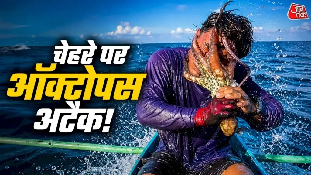 Octopus attacks Filipino fishermen, video goes viral