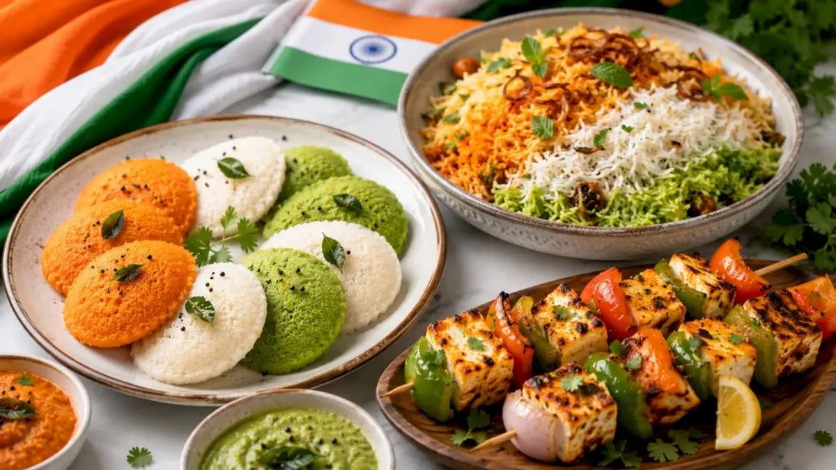Independence Day 2026: Tricolour idli, biryani and paneer tikka recipes