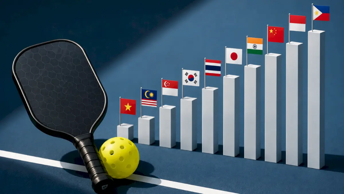 Asia is world’s fastest-growing pickleball region, DUPR data shows