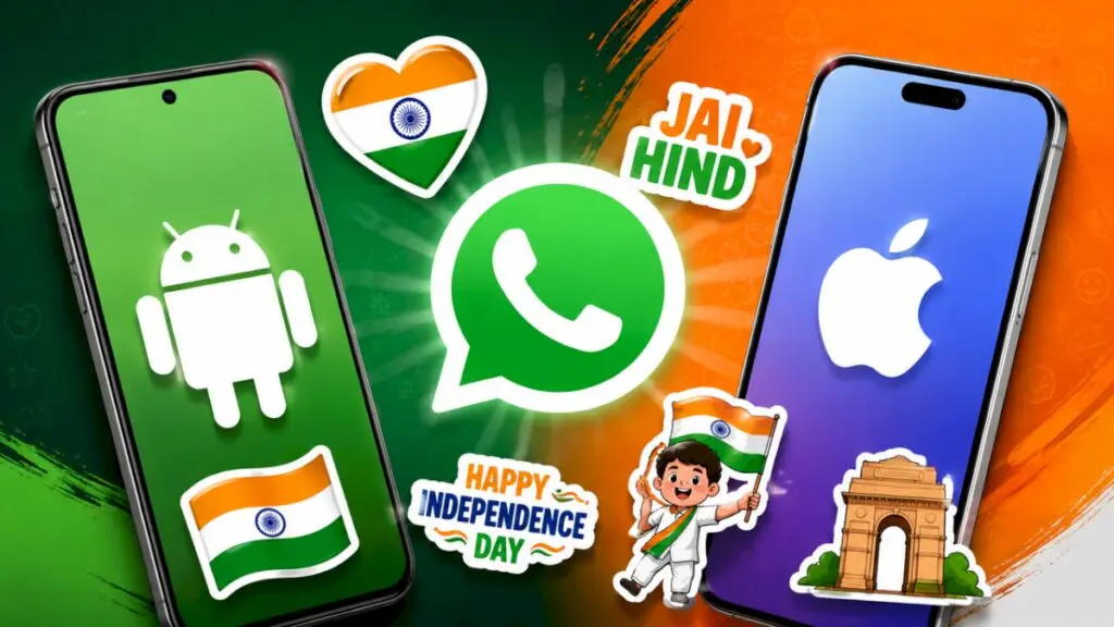 Create custom WhatsApp stickers for Independence Day 2026