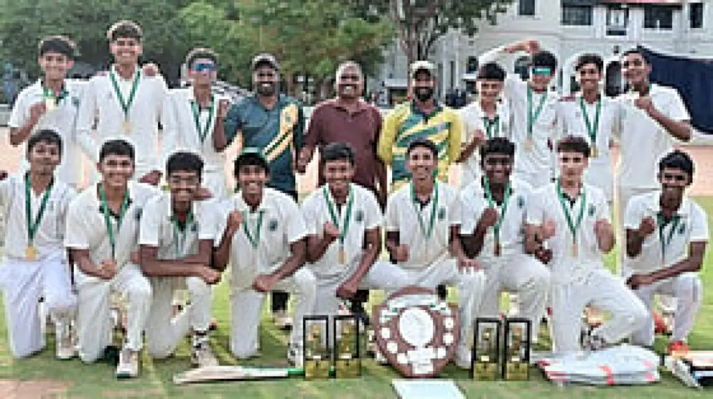 Bishop Cotton boys win U-19 cricket title