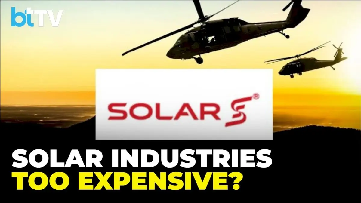 Solar Industries stock at record high; expert warns on valuation