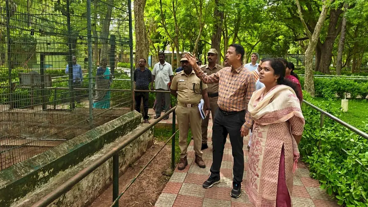 Vellore collector inspects Amirthi Zoo, seeks land for upgrade