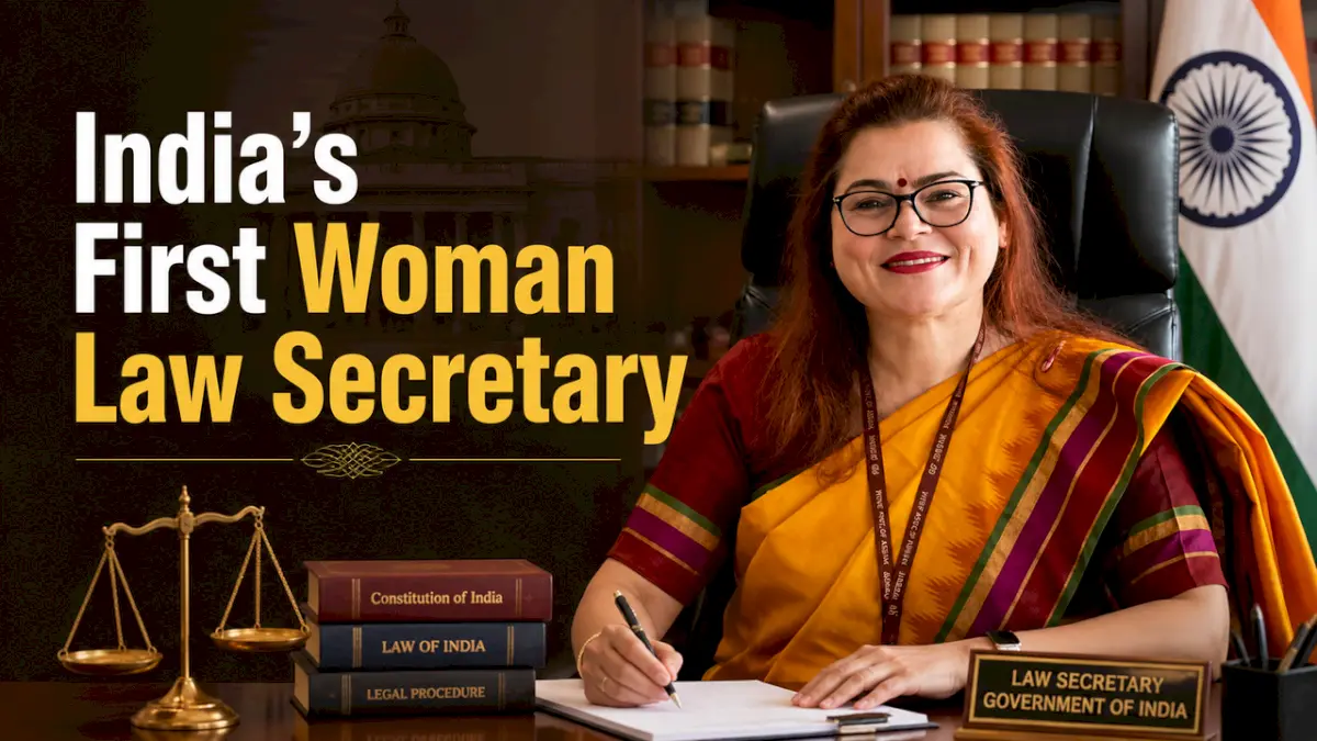 Dr Anju Rathi Rana becomes India's first woman law secretary
