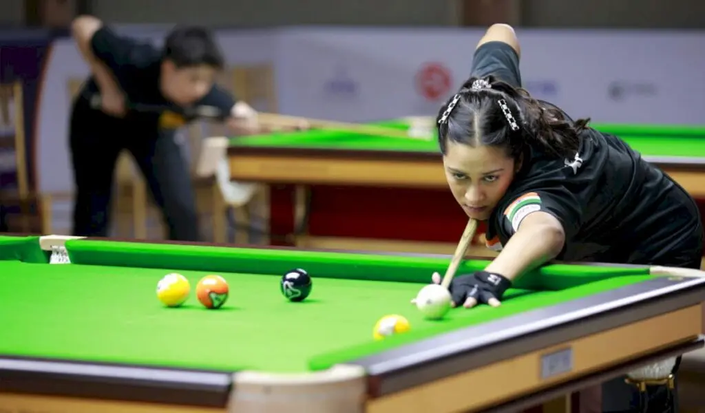 German stuns defending champ Potts at Heyball Worlds in Pune