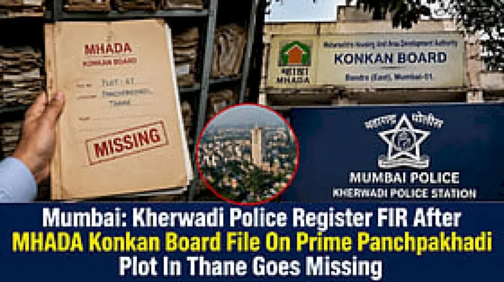 Missing MHADA file on Thane Panchpakhadi plot leads to FIR