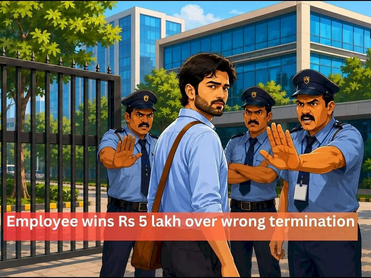Employee wins Rs 5 lakh after 14-year wrongful termination battle