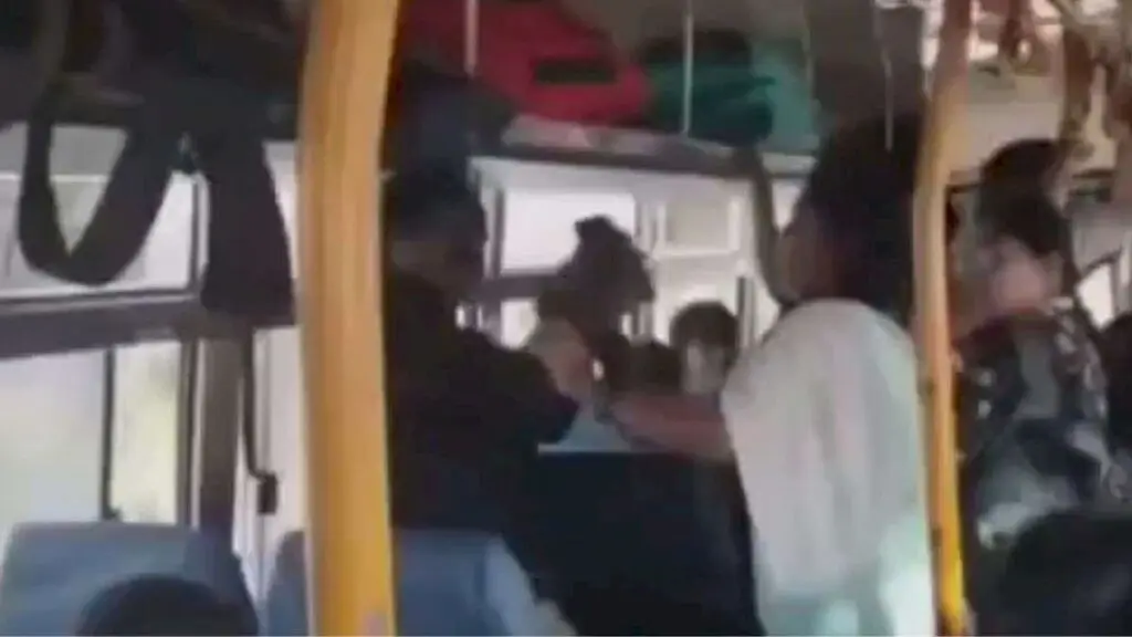 Woman thrashes man for harassment on Karnataka bus