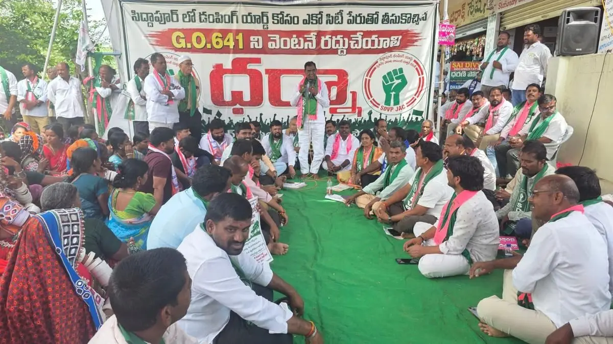 Siddapur village rises in protest against GHMC waste plant