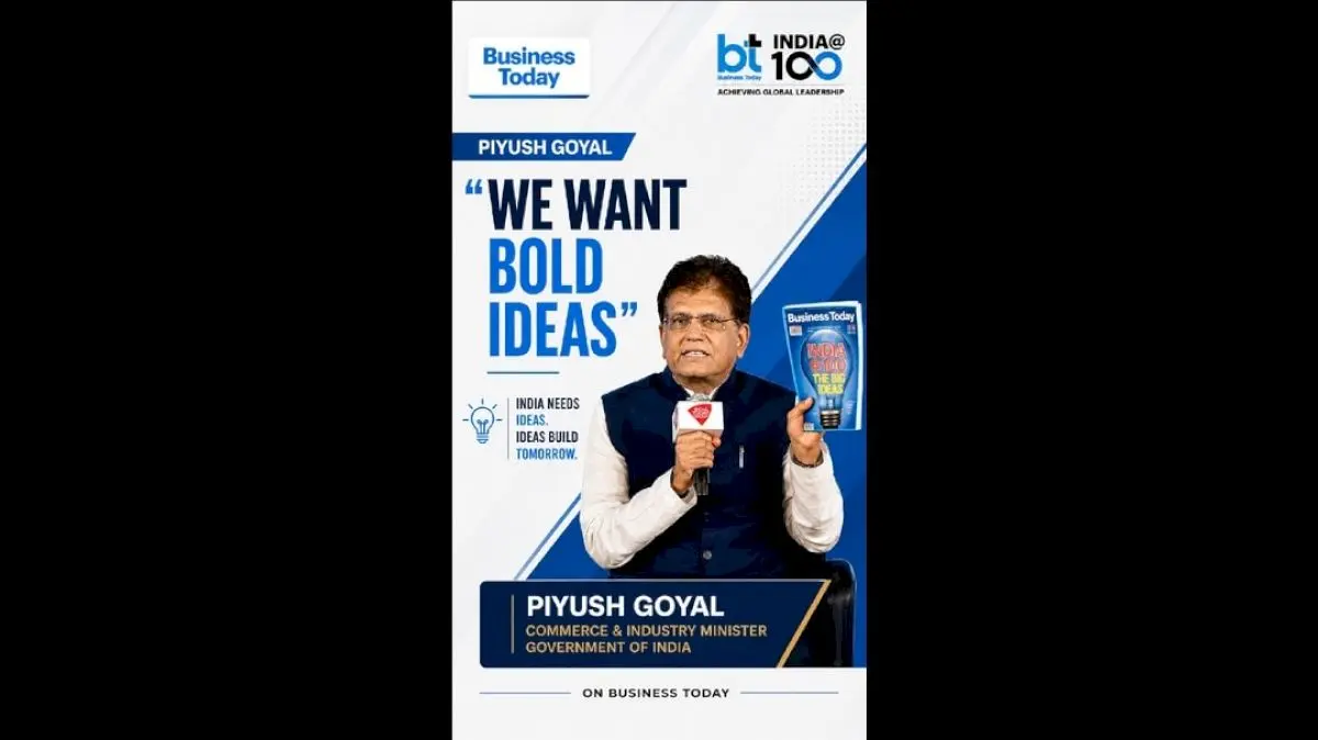 Piyush Goyal seeks 100 bold ideas for Viksit Bharat