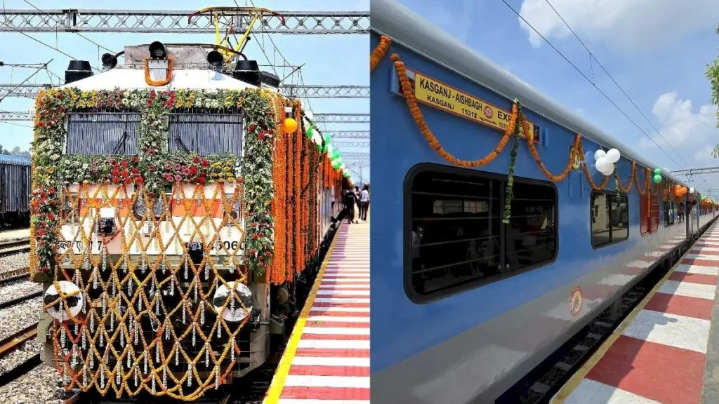 Kasganj, Aishbagh Express resumes after 11-year gap