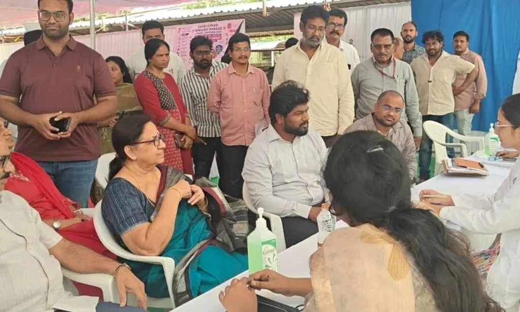 Nellore Municipal Corporation holds free medical camp for staff