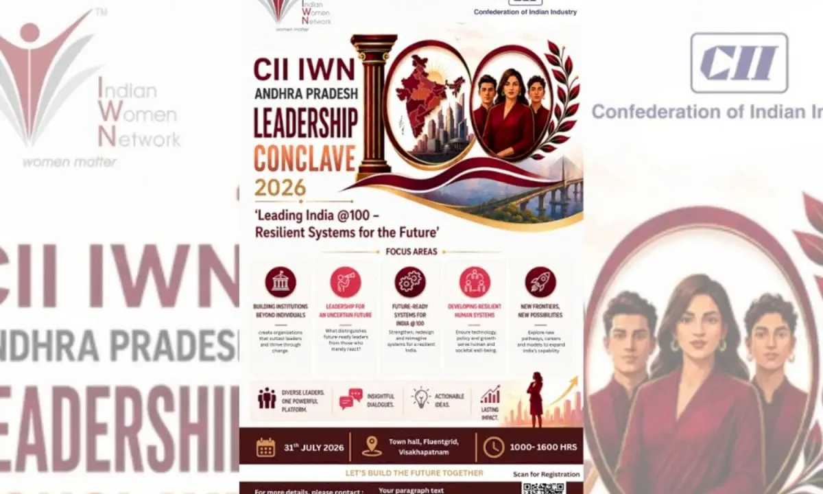 CII IWN Andhra Leadership Conclave 2026 begins in Visakhapatnam