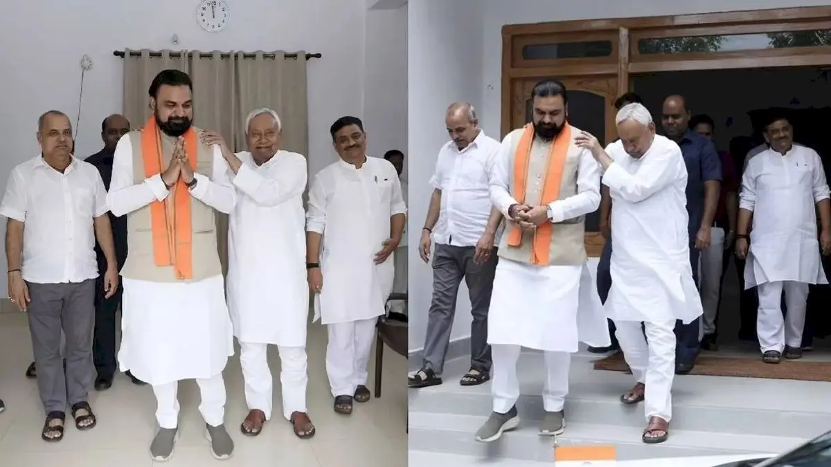 Samrat Chaudhary meets Nitish Kumar, briefs on development