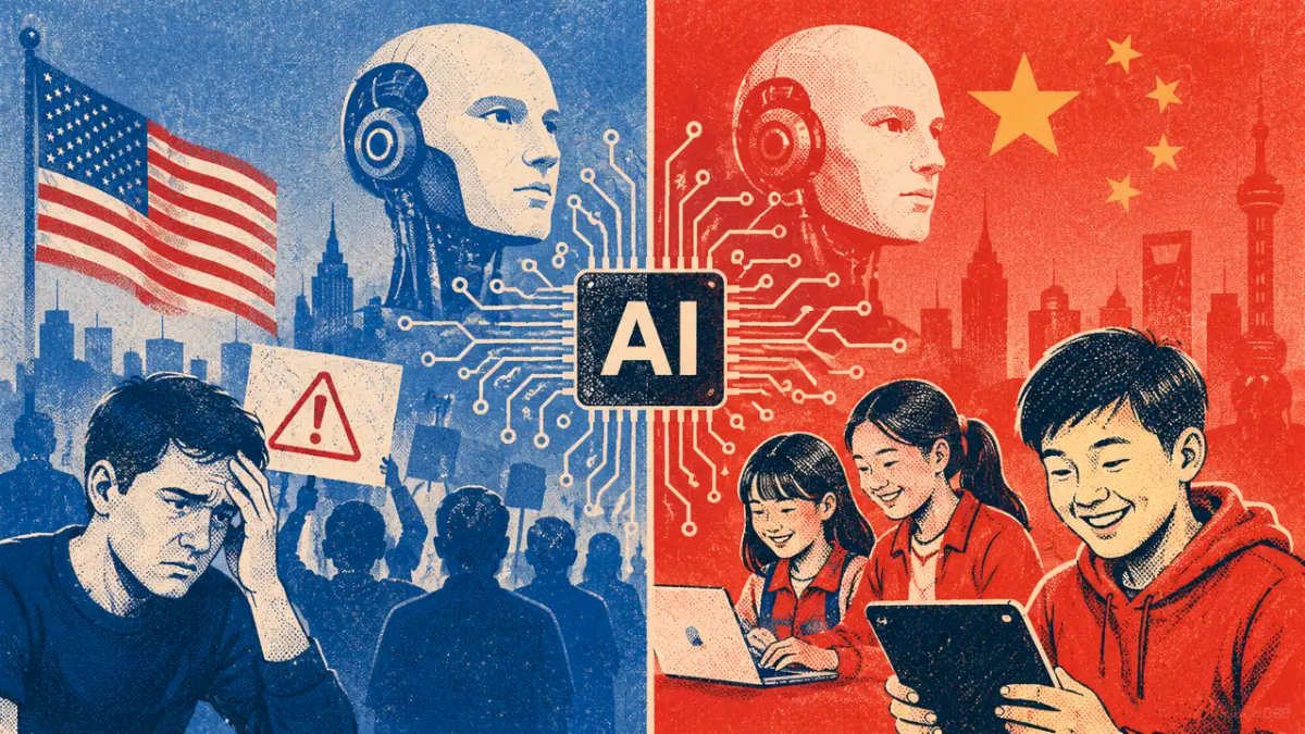 China excited about AI, US wary; trust gap widens sharply