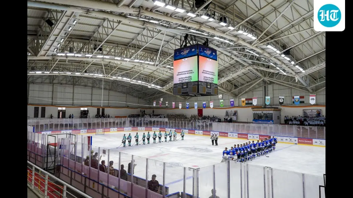 Leh inaugurates first 24x7 ice hockey rink, boost for winter sports