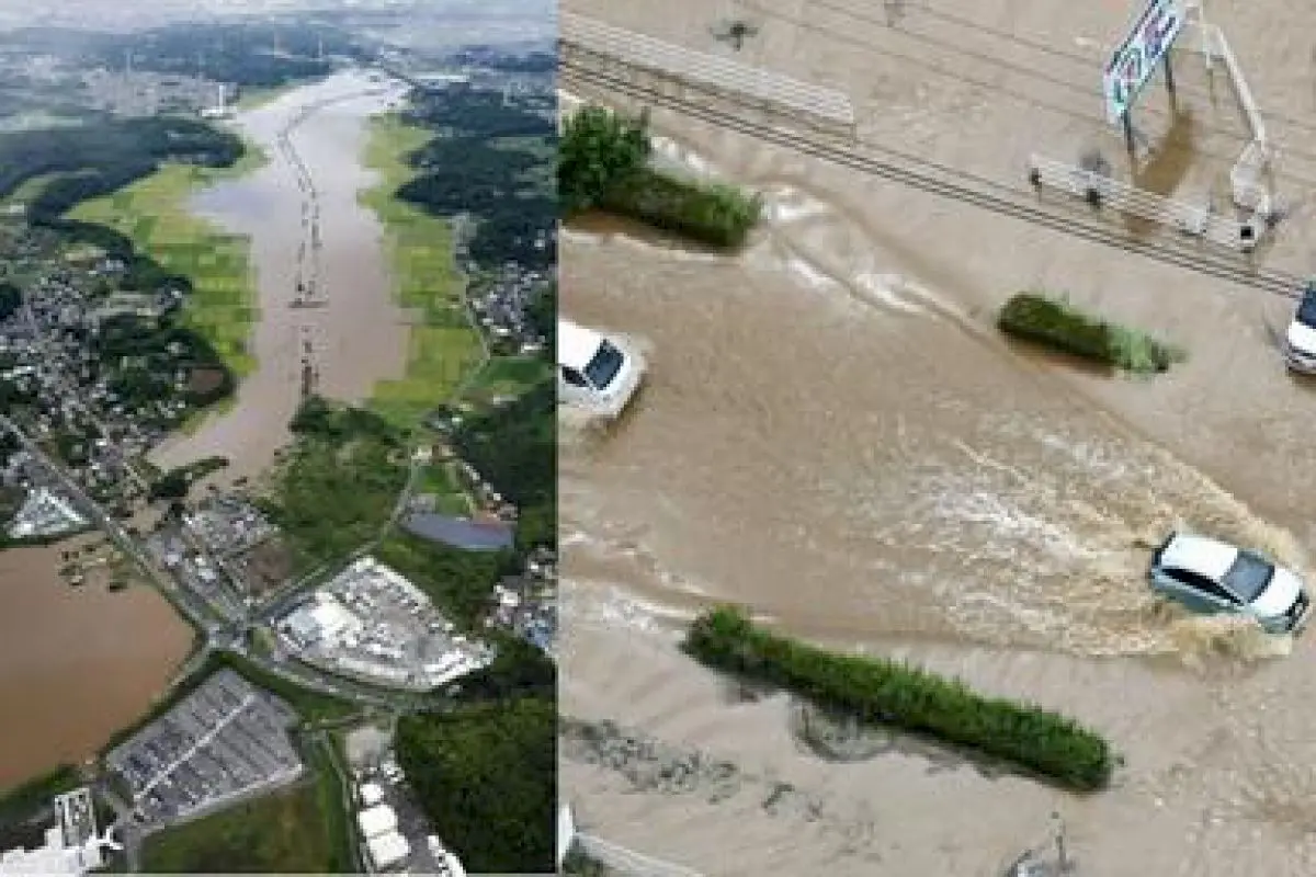 Five dead as record rain floods eastern Japan