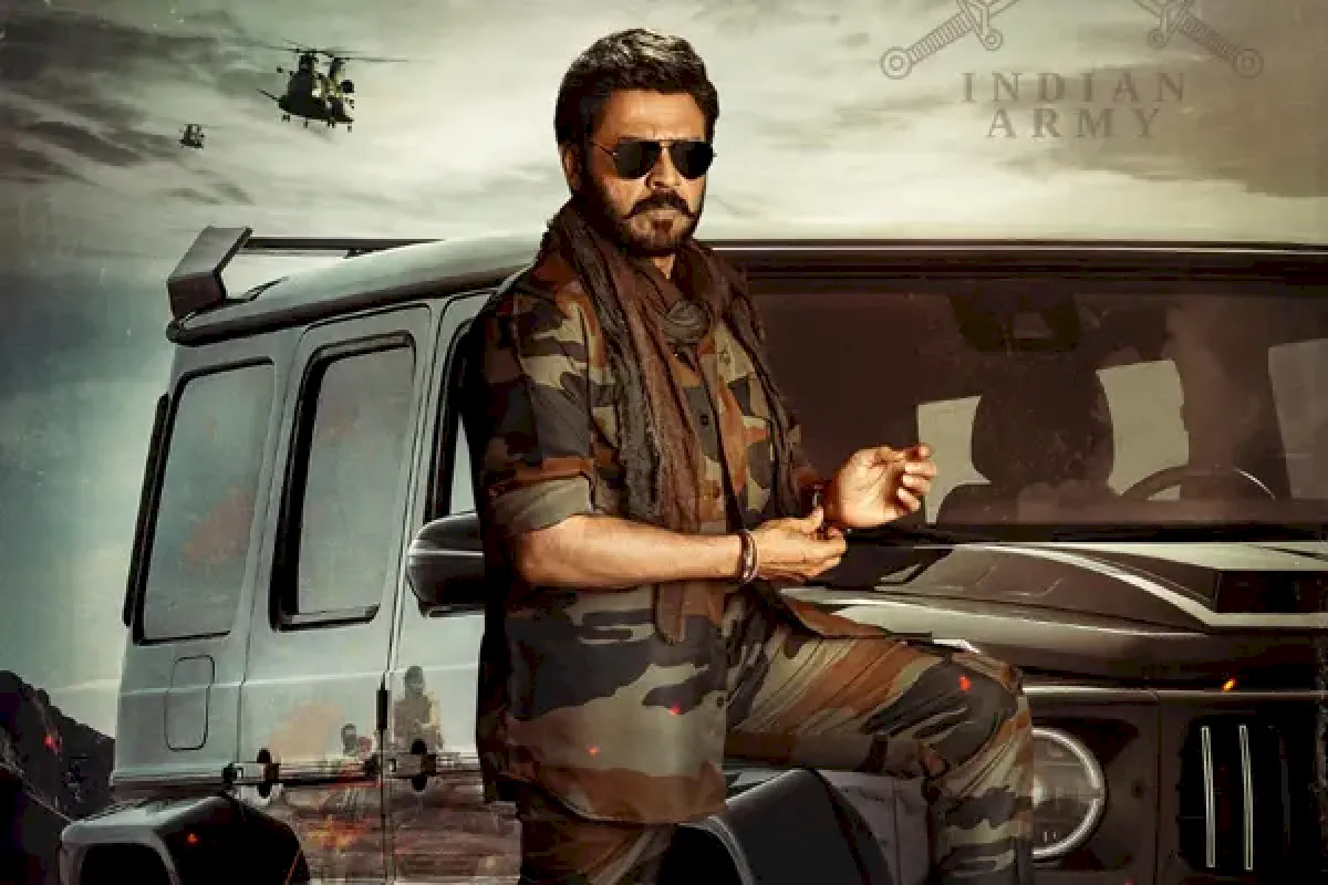 Venkatesh plays Lt Colonel in first look from Anil Ravipudi film